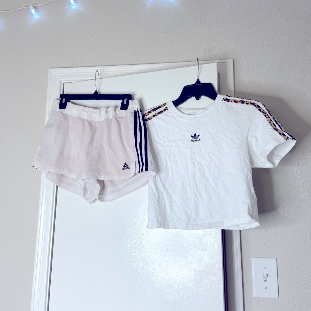cheetah adidas crop top